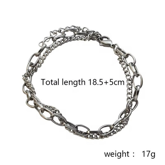 ダブルチェーンブレスレット