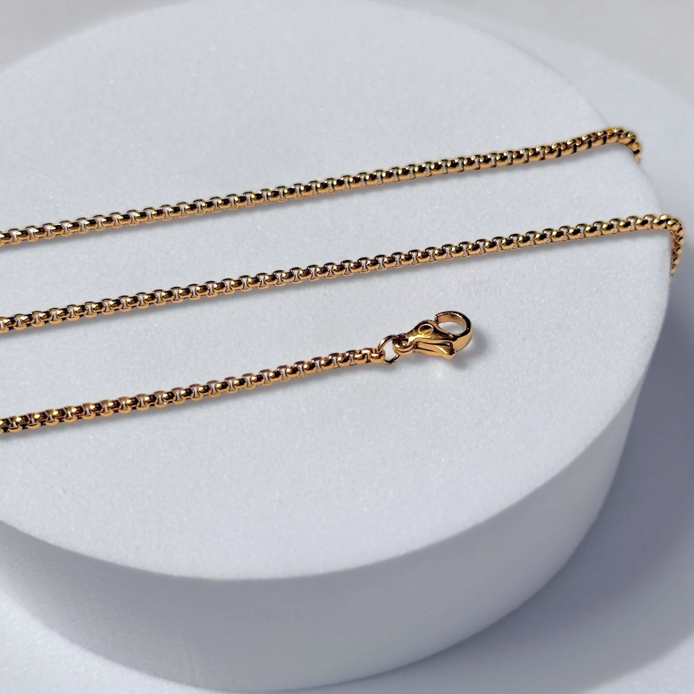 Box Chain(ボックスチェーン) – Glow Jewelry