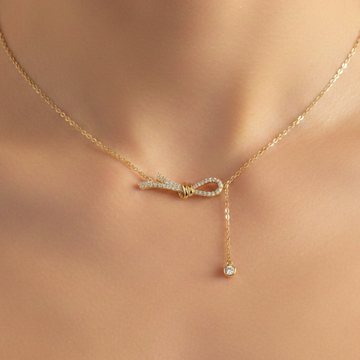 Ribbon Knot Necklace（リボンノット ネックレス）