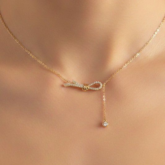 Ribbon Knot Necklace（リボンノット ネックレス）